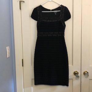 Adrianna Papell black cocktail dress